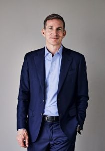 Christian Ørsted i blå habit